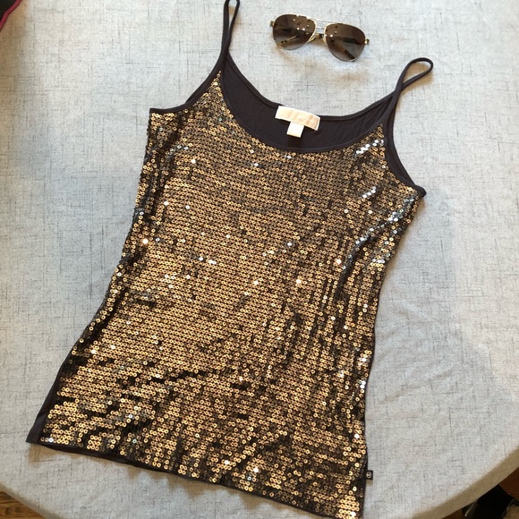 Michael Kors Tops - Michael Kors Sequin Tank Top Shirt